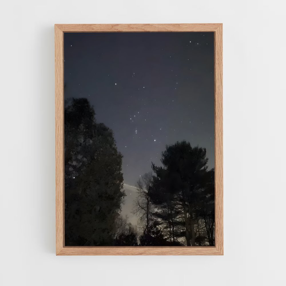 Poster Étoiles au Crépuscule – affiche Constellations (vue 4)